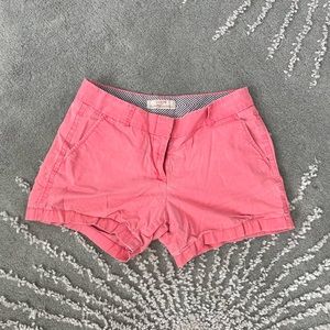 J. Crew Pink Chino Shorts